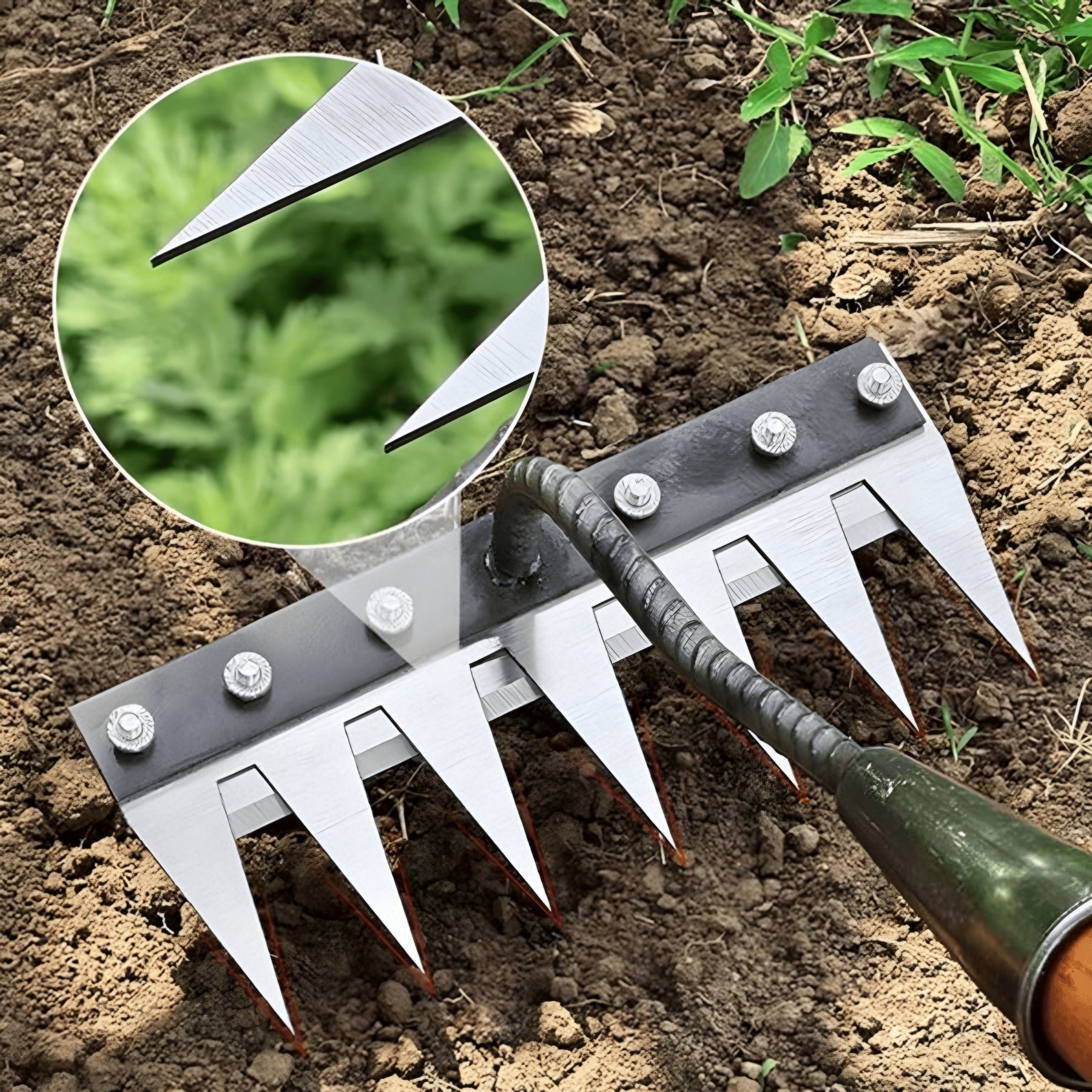 5 Teeth Carbon Steel Garden Weeding